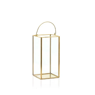 Small Metal and Glass Lantern