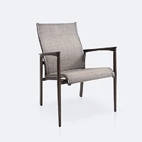 Oak Ridge Dining Armchair - Brushed Walnut Brown