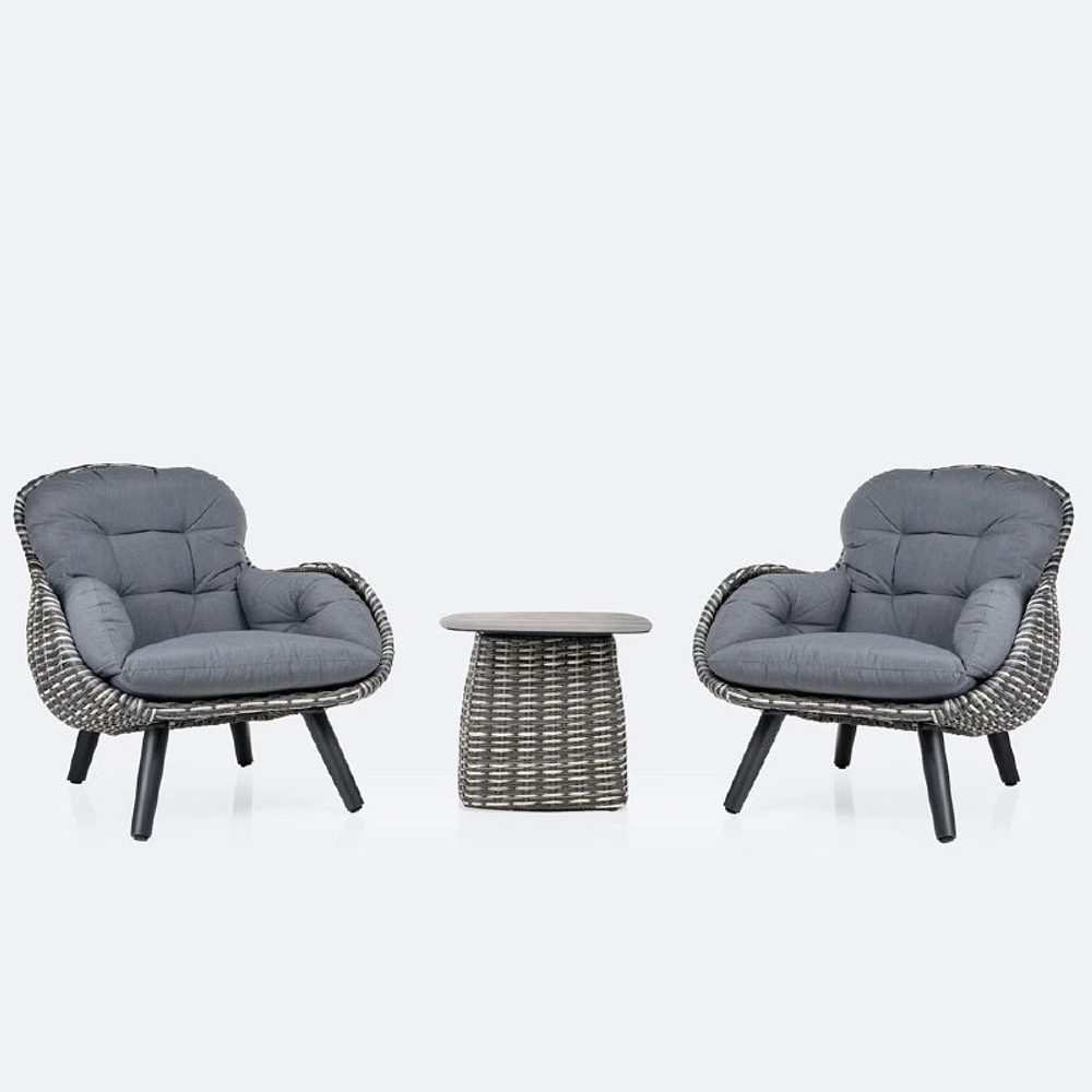 Palm Wicker Set