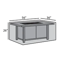 Rectangular Firepit Table Cover