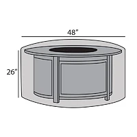 Round Firepit Table Cover
