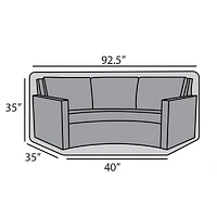 Curved Sofa Cover