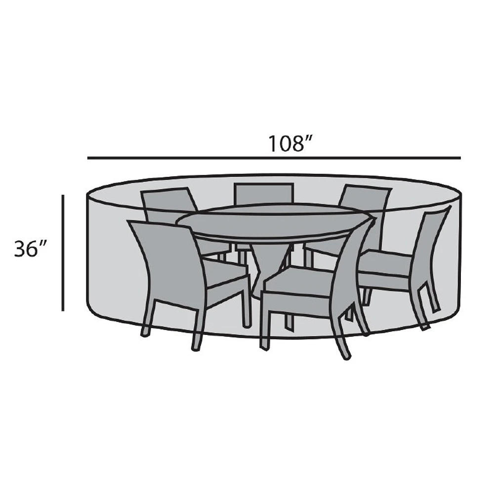 Round Dining Set Cover
