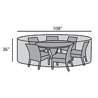 Round Dining Set Cover