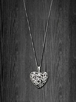Silver Heart Pendant with Chain
