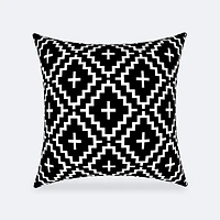 Throw Pillow 18 x 18 - Black Diamond