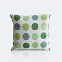 Throw Pillow - Green Dots