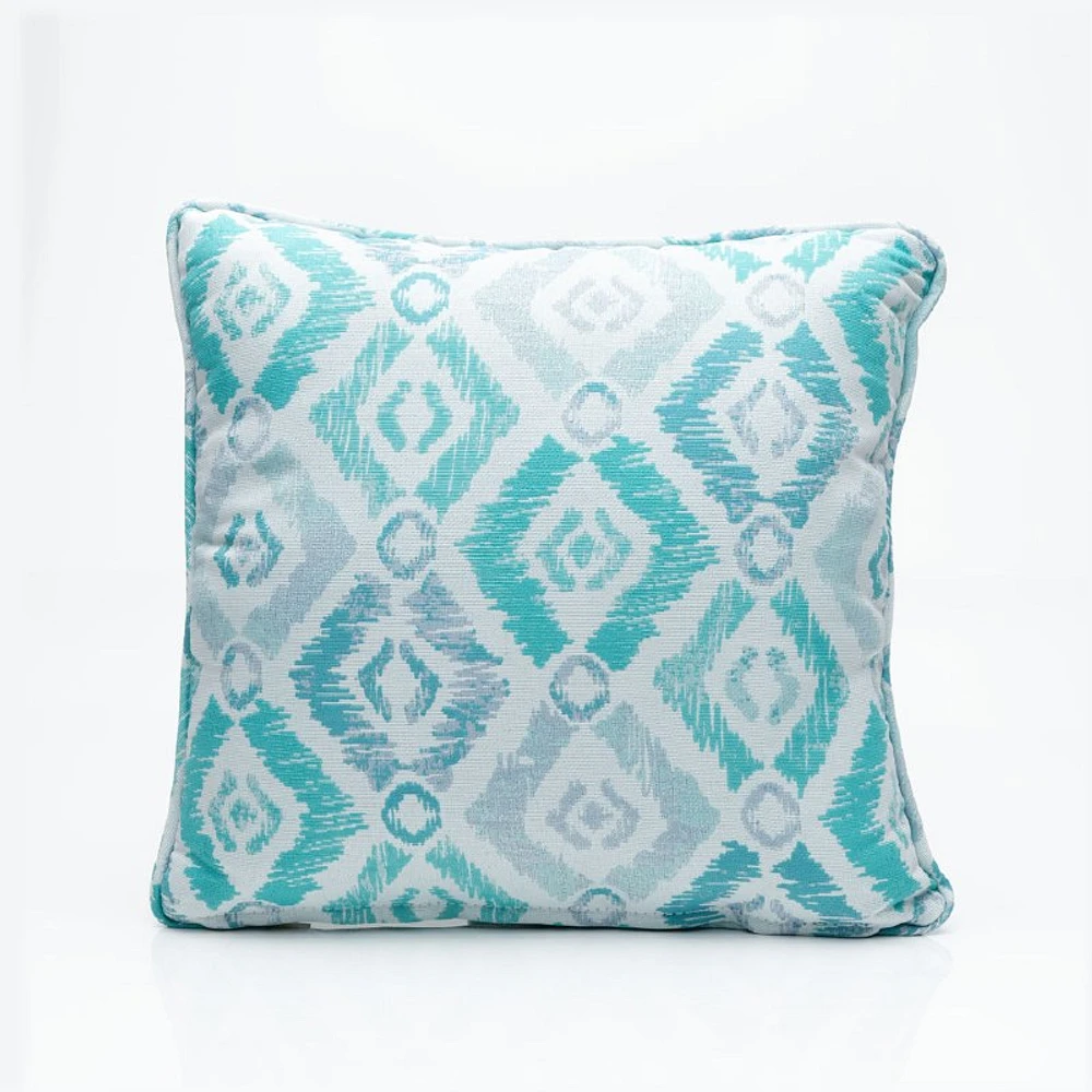 Throw Pillow - Jade Diamonds
