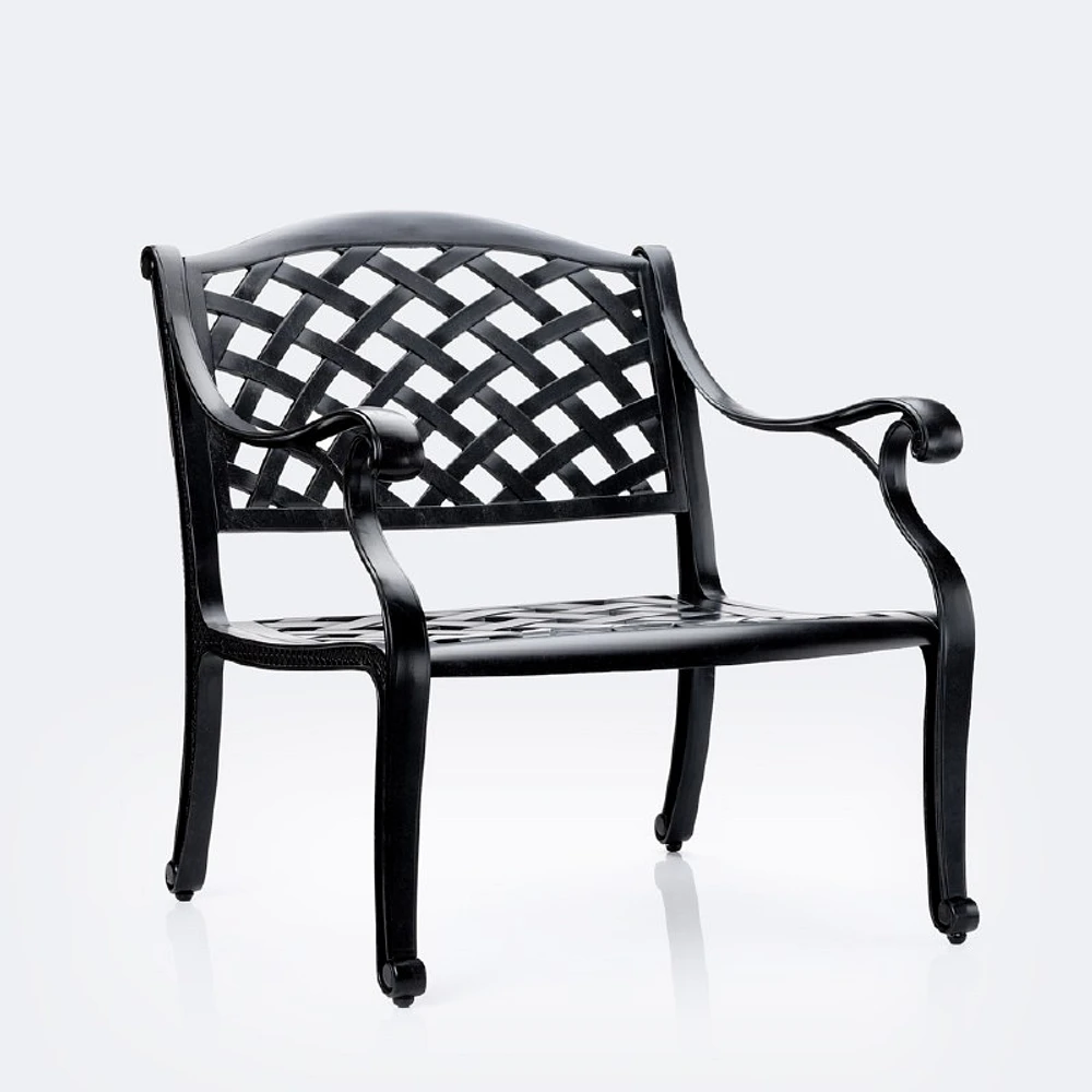 Reel Weave Club Chair - Black Tippet