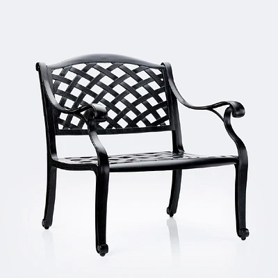 Reel Weave Club Chair - Black Tippet