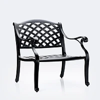 Reel Weave Club Chair - Black Tippet