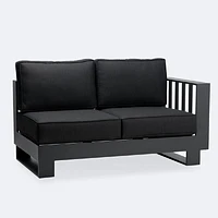 Renfrew Right Hand Facing Loveseat -  Black Frame - Carbon Black Cushion