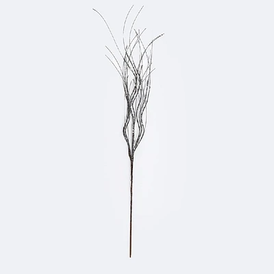 32" frosted curly twig