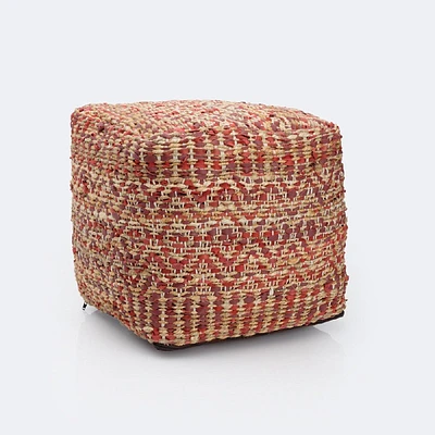 Ruby Pouf