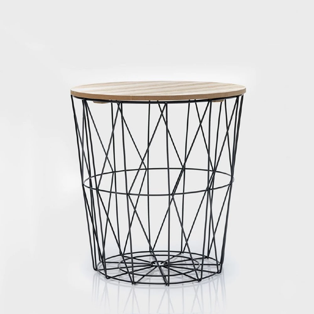 Medium Storage Table - Wood