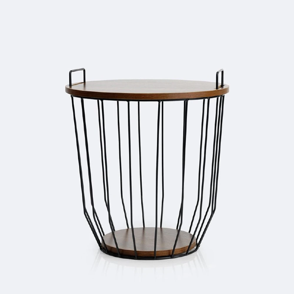 Storage Table - Wood Look Top - Small