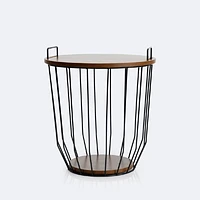 Storage Table - Wood Look Top - Small