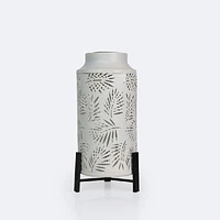 Metal Solar Lantern - White