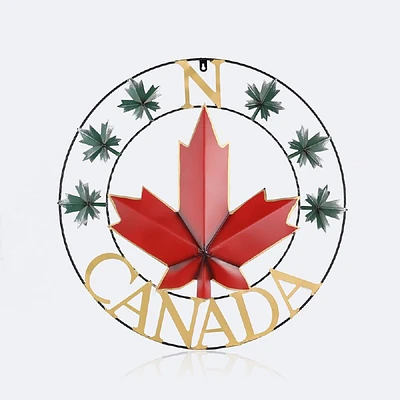 Canada Maple Leaf Metal Wall Art