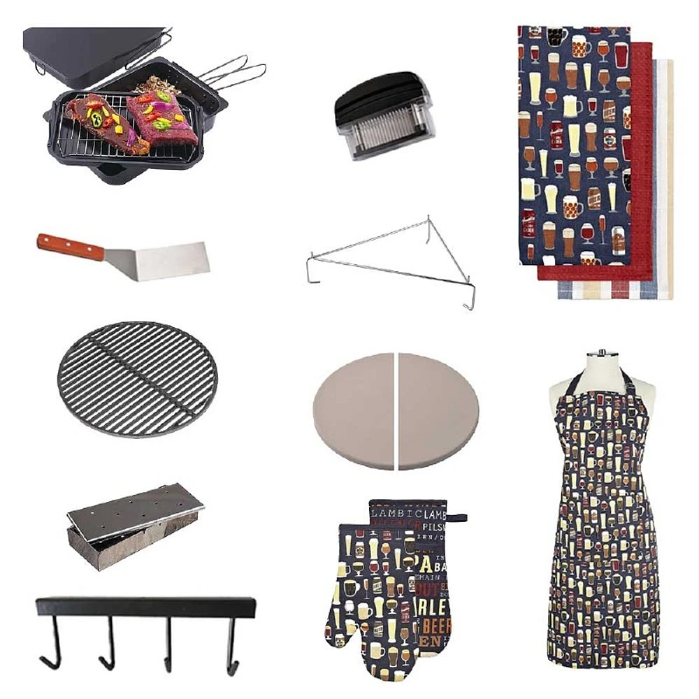 Golden Egg 23" BBQ Oven Accessory Bundle