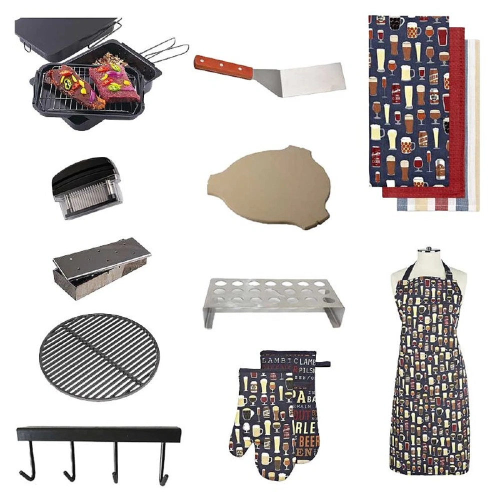 Golden Egg 25" BBQ Oven Accessory Bundle