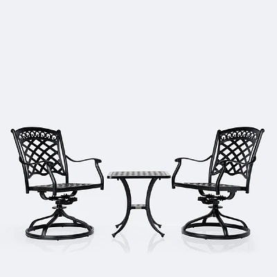Blanca Bistro Set  - Black Tippet