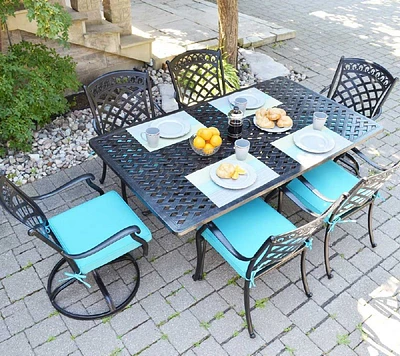 Blanca Dining Set - 6 Seats – Black Tippet