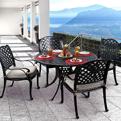 Reel Weave Dining Set - 4 Seats