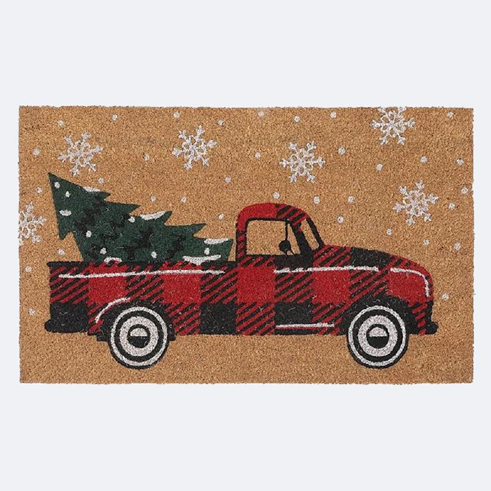 Coir Door Mat-Buffalo Truck
