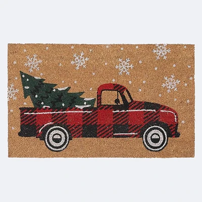 Coir Door Mat-Buffalo Truck