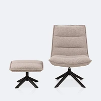 Blizzard Lounge Chair with Footrest