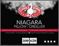 Niagara Down Pillow - Regular - White
 - Set of Two