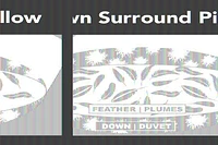Summit Down Surround Pillow - Regular - White - set of Two