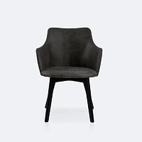 Bella Dining Armchair - Dark Grey