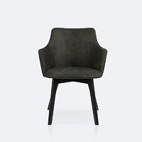 Bella Dining Armchair - Olive Green