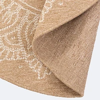 Avanos Outdoor Rug 6' Round - White