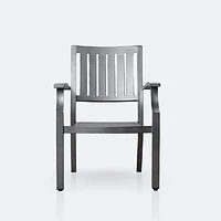Belvedere Dining Chair - Brushed Grey