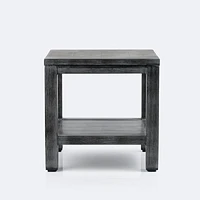 Belvedere End Table - Brushed Grey