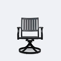 Belvedere Swivel Rocker - Black
