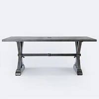 Belvedere 36”x71” Dining Table – Brushed Grey