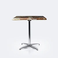 Bistro Table - Abstact Top, Folding Base