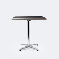 Bistro Table - Dark Oak Top, Folding Base