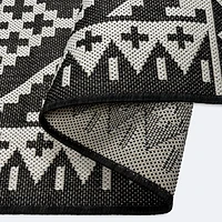 Cabana Outdoor Rug 5'x7' - Tribal Black