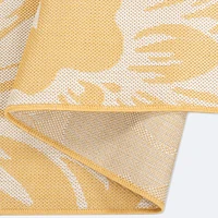 Cabana Outdoor Rug 5'x7' - Yellow Flowers
