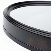 Gwendoline Wall Mirror- Round Black
