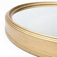 Gwendoline Wall Mirror- Round Gold