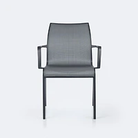 Holiday Sling Armchair - Dark Grey