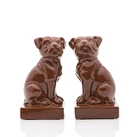 Ceramic Dog Bookend