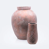 Fibre Cement Dusty Rose Vase