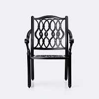 Meghan Armchair - Black Tippet